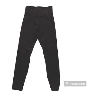 Zara Leggings Black Size Small Wide Waistband New Without Tags Stretchy